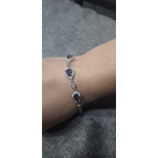 Jane Silver 925 Ayar Gümüş Topaz Taşlı Bileklik