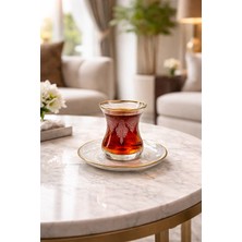 Canba Praga Altın Çay Seti 12 Parça