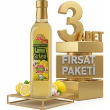 Afia Limon Sirkesi Cam Şişe 3X500 ml