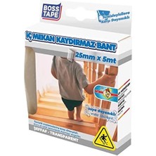 Skygo Zemin Kaydırmaz 25 mm x 5 mt Şeffaf