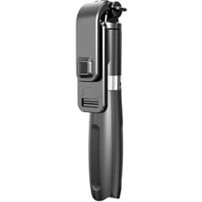 Skygo Vooka Bluetooth Kumandalı LED Işıklı 360 Derece Dönebilen Mini Selfie Stick Telefon Tutucu Kumandalı Öz