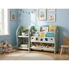 Crealisol Montilarge: Çok Amaçlı Montessori Çocuk Kitaplığı ve Oyuncak Düzenleyici Ünite