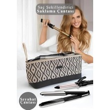 Skygo Pazar Kapısı Dyson Airwrap ve Tüm Saç Şekillendiricileriniz Için Büyük Boy Çanta Seyahat Maşa Çantası