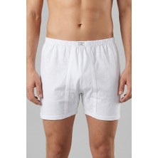 Balkonda Erkek Külot Paçalı Arjantin Beyaz 6'lı Paket Pamuklu Esnek - Ceylanoğlu