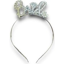 Skygo - Bride Gümüş Taşlı Metal Taç