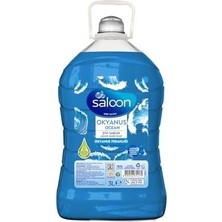 Saloon 3 L Okyanus Ferahlığı Sıvı Sabun Beyaz Renkli Alkollü İçerikle Hassas Ciltler İçin Uygun
