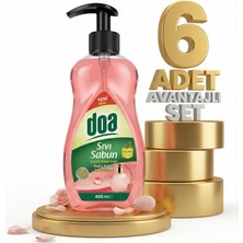 Safia Doa Sıvı El Sabunu Pudra Kokulu 6X400 ml