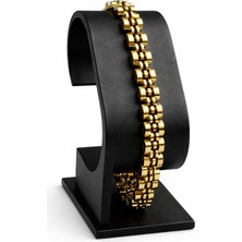 Asmentum Paslanmaz Çelik Gold Erkek Bileklik