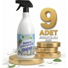 Ortem Banyo Temizleyici 9X750 ml