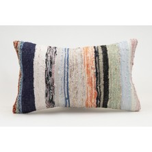 Kilim Wholesale El Yapımı Kilimden Yapılmış Vintage Kırlent Kılıfı, Yün, 30X50 cm