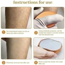 Tineke Crystal Eraser Tüy Silgisi Epilasyon Aleti 1 Parça Alkol İçermeyen Akneli Ciltler İçin