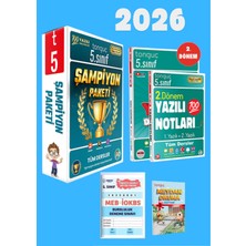 Tonguç Akademi 5. Sınıf Şampiyon Paketi + 2. Dönem Yazılı Notları ve Yazılı Denemeleri Seti