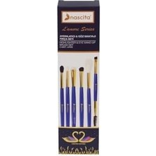 Lamore Serisi 6'lı Aydınlatıcı ve Göz Makyajı Fırça Seti