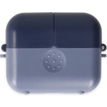 xirshop Airpods 3 (3.nesil) Basmalı Kılıf - Mavi-Lacivert