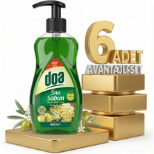 Safia Doa Sıvı El Sabunu Zeytin Çiçeği 6X400 ml