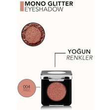 Mono Yüksek Pigmentli & Doğal Işıltılı Kompakt Göz Farı 004 Fıreball