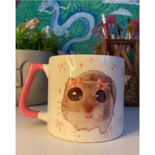 Mor Mürekkep Sad Hamster I’m Just A Girl Kız Kupa Bardak Çay Kahve Fincanı
