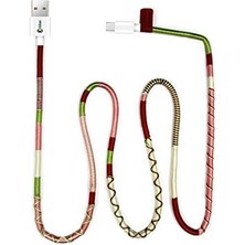Handmade Candy Micro Şarj ve Data Kablosu, 100 cm