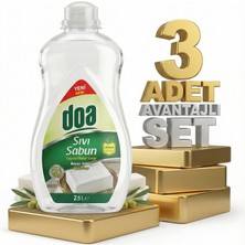 Safia Doa Sıvı El Sabunu Beyaz Sabun 3X2500 ml