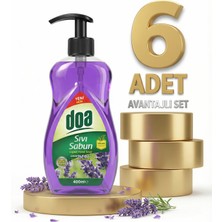 Safia Doa Sıvı El Sabunu Lavanta Kokulu 6X400 ml