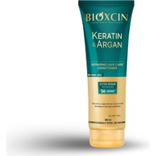 Bioxcin Keratin & Argan Onarıcı Saç Bakım Kremi – Yıpranmış ve Hasar Görmüş Saçlar Için – 250 ml – Biocomplex B11, Hidrolize Keratin ve Argan Yağlı