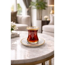 Canba Claudia Altın Çay Seti 12 Parça