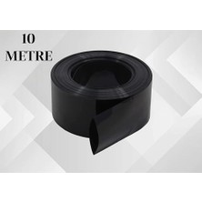 Pvc Isı ile Daralan Manşon, Siyah Renk, 10MM Çap, 10 Metre Uzunluk, Elektrik Kablosu Yalıtımı Için