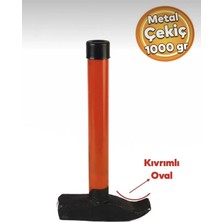 Tufan Metal Saplı Eğri Uçlu Kamyoncu Çekici 1000 Gram Çekiç