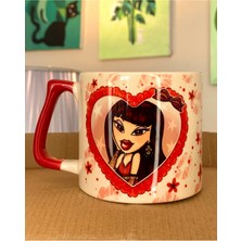 Mor Mürekkep Bratz - Jade, Yasmin, Sasha, Chloe Y2K Fincan Kupa Bardak