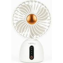 HP-F07 USB Şarjlı Sessiz Masaüstü Mini Fan 360 Derece Ayarlanabilir Gövde Vantilatör