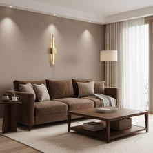 Elizim Home Lighting Kutu Gold Ledli Pilli Aplik