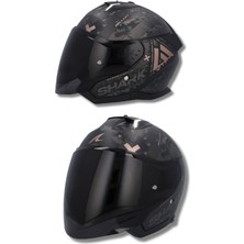 Shark Skwal I3 Jet Hellcat Kua Güvenli Açık Kask Ledli (Ece 22.06)