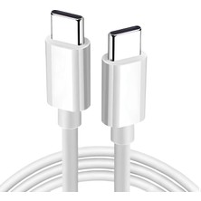 15, 15 Plus, 15 Pro, 15 Pro Max Uyumlu Usb-C To Usb-C 20W Pd Hızlı Şarj ve Data Kablosu 15 Seri Galaxy S23/S22/S21 Seri, iPad Pro/ipad Air ile Uyumludur 100CM