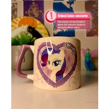 Mor Mürekkep My Little Pony | Rarity Baskılı Kupa Bardak Çay Kahve Fincanı