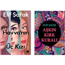Elif Şafak Havvanın Üç Kızı  + Aşkın Kırk Kuralı 2 Kitap (Cep Boy)
