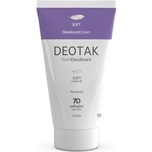 Deotak Soft Hassas Koruma 7 Güne Kadar Etkili Krem Deodorant 35 ml