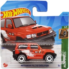 - Bajero Evolution - Mud Studs 3/5 - HKG47 - Short Card - Ralli Art - Kırmızı - Mattel 2023