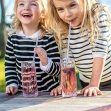 Koziol Superglas Club No. 3, 2 Adet, 250 Ml, Kristal Berraklığında Plastik Kokteyl Bardağı, Lüks, Kırılmaz, Yeniden Kullanılabilir, Parti, Kamp, 2'li Set