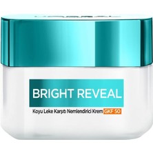 L'oréal Parıs Bright Reveal Koyu Leke Karşıtı, Cilt Tonu Eşitleyici SPF50 Nemlendirici Krem Niasinamid 50 ml