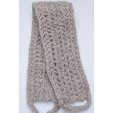 Keçi Kılı Sırt Lifi El Örmesi. 70 cm 11 cm Gri