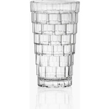 380ML 6 Adet Kokteyl Seti, Kristal Kare Desenli Cam Bardak, Soğuk Içecekler Için Borosilikat Cam, Buzlu Içecekler,kokteyller Için Ideal Ergonomik Tasarım