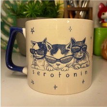 Mor Mürekkep Cat = Serotonin Kedili Kupa