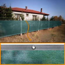 Morilu %75'lik Gölgelik Çit Filesi - Tüm Ölçülerde Sera Inşaat Bahçe Gölgeliği - Şeritli ve Kuşgözü Halkalı