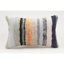 Kilim Wholesale El Yapımı Kilimden Yapılmış Vintage Kırlent Kılıfı, Yün, 30X50 cm