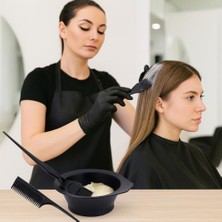 3’lü Saç Boyama Seti – Profesyonel Boya Kabı, Tarak ve Fırça Takımı | Evde ve Kuaför Kullanımı Için Uygun