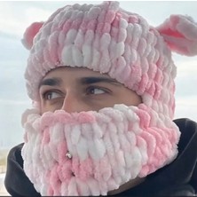 Moonaja Wegh Şapka Wegh Maske Rumi Bere Maske Balaklava Kar Maskesi Balaklava