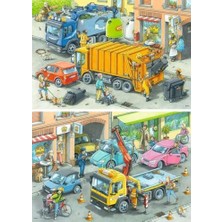 2X24 Parça Puzzle Çöp Kamyonu 050963