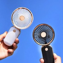 Canelf Mini El Fanı Şarjlı Taşınabilir, USB Şarjlı Mini Fan, El Tipi Yaz Fanı, Sessiz ve Güçlü El Vantilatörü, Ofis, Seyahat ve Dış Mekan Kullanımı Için Uygun Masaüstü Fanı (Pembe)