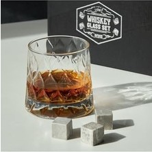 Özel Kutusunda Kristal Desenli Viski Kadeh Seti Viski Taşı Bardak Set