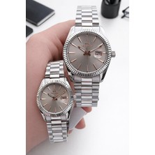 Slazenger Çiftlere ve Sevgiliye 2 Yıl Garantili Özel 10 Atm Suya Dayanıklı Cift Saati FYS.2583.370